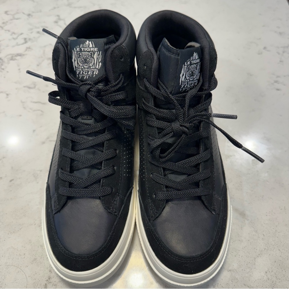 Le Tigre Midtown Hightop Black and White Shoe Size 8.5 - Picture 12 of 12